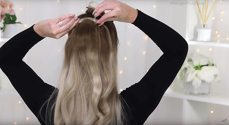 Ponytail with hair extensions tutorial | Foxy Locks