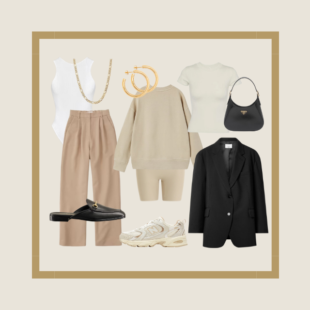 Clean girl aesthetic, chic chill outfit, chill vibes